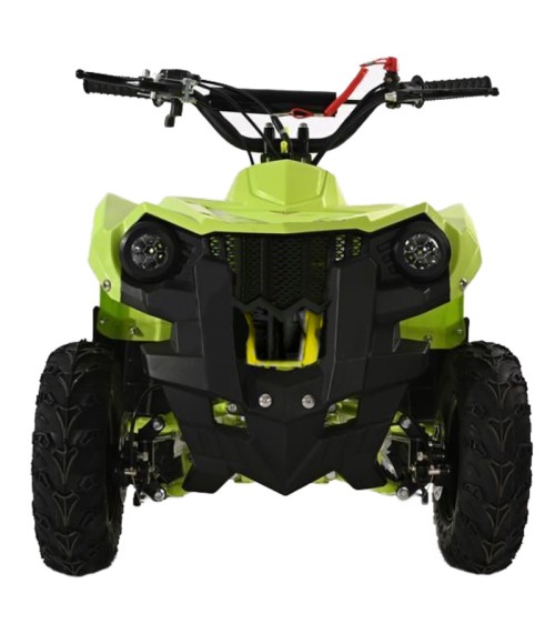 Mini Quad Defender Ruote 6" - Colore Verde - Vista Frontale