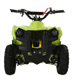 Mini Quad Defender Ruote 6" - Colore Verde - Vista Frontale