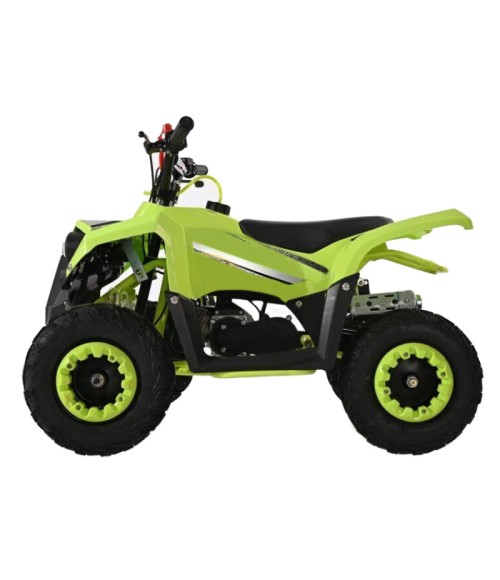 Mini Quad Defender Ruote 6" - Colore Verde - Vista Frontale