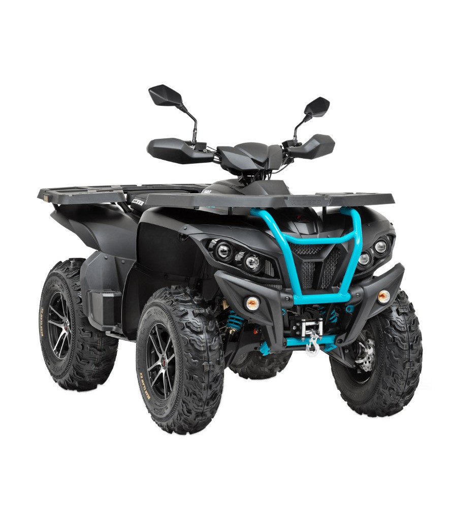 ATV Access Shade 600 Xtreme Omologato T3B - Colore Grigio - Vista Frontale Destra
