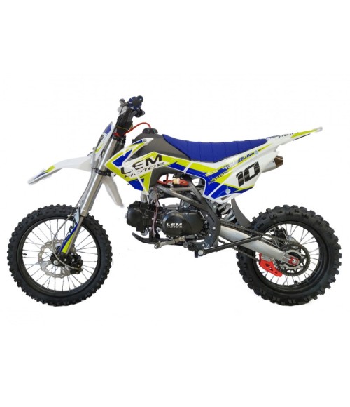 PitBike LEM RF 125 17/14 New Version - Colore Giallo - Vista Laterale Sinistra