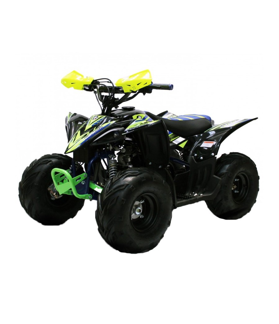 Mini Quad LEM Kondor 110cc Ruote 7" - Colore Nero - Vista Laterale Sinistra