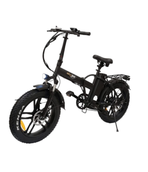 Bici Elettrica SKY JET 250W - Colore Nero - Vista Frontale Sinistra