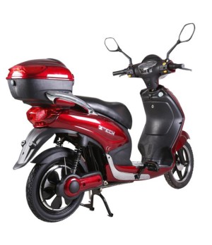 Scooter Elettrico ZTech ZT-09CL 500W - Colore Rosso - Vista Posteriore Destra