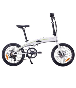 Bici Elettrica ZTECH ZT-74 ZFOLD 250W - Colore Bianco - Vista Laterale Destra
