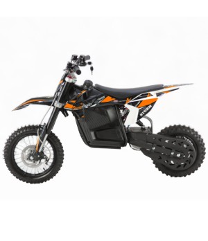 Mini Cross Elettrica KXD 707-E 1000W 48V 14/12 - Colore Arancione - Vista Laterale Sinistra