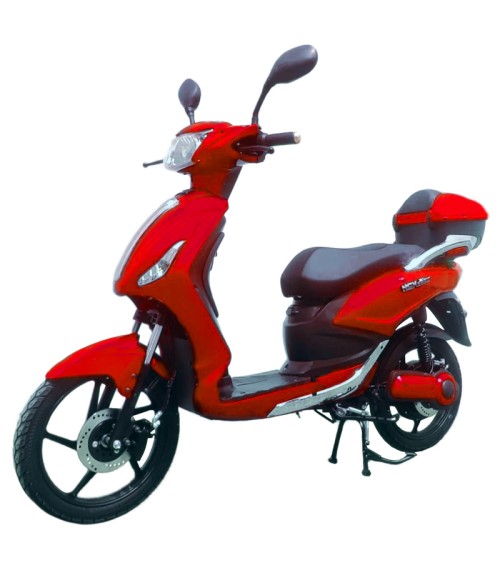 Scooter Elettrico NCX X-Tech EVO 1250W Targabile - Colore Rosso - Vista Frontale Sinistra