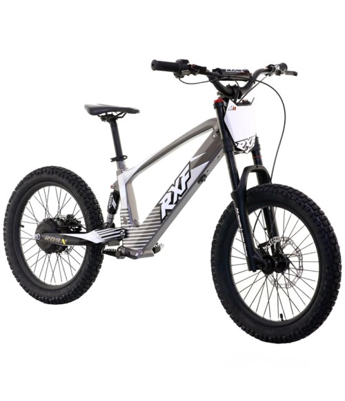 Bici Elettrica Apollo RXF EVO 750W 20" - Colore Grigio - Vista Frontale Destra