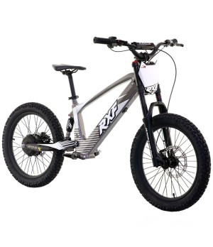 Bici Elettrica Apollo RXF EVO 750W 20" - Colore Grigio - Vista Frontale Destra