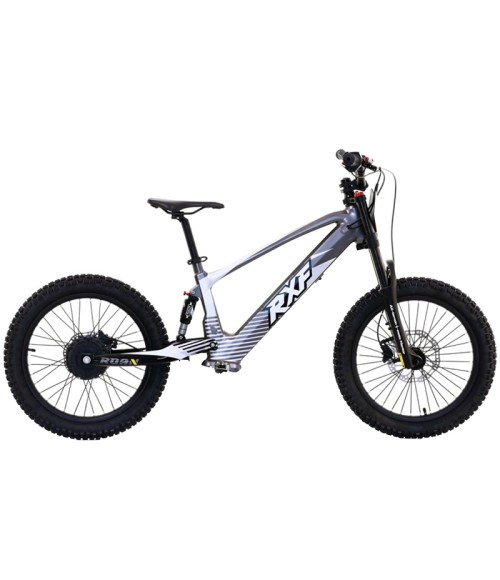 Bici Elettrica Apollo RXF EVO 750W 20" - Colore Grigio - Vista Frontale Destra
