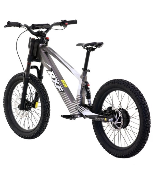 Bici Elettrica Apollo RXF EVO 750W 20" - Colore Grigio - Vista Frontale Destra
