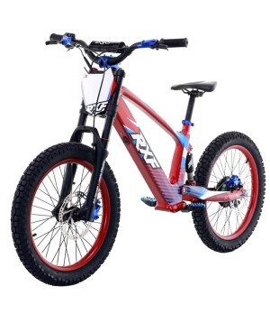Bici Elettrica Apollo RXF EVO 750W 20" - Colore Rosso - Vista Frontale Sinistra