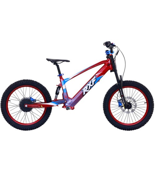 Bici Elettrica Apollo RXF EVO 750W 20" - Colore Rosso - Vista Frontale Destra