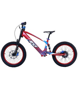 Bici Elettrica Apollo RXF EVO 750W 20" - Colore Rosso - Vista Laterale Sinistra