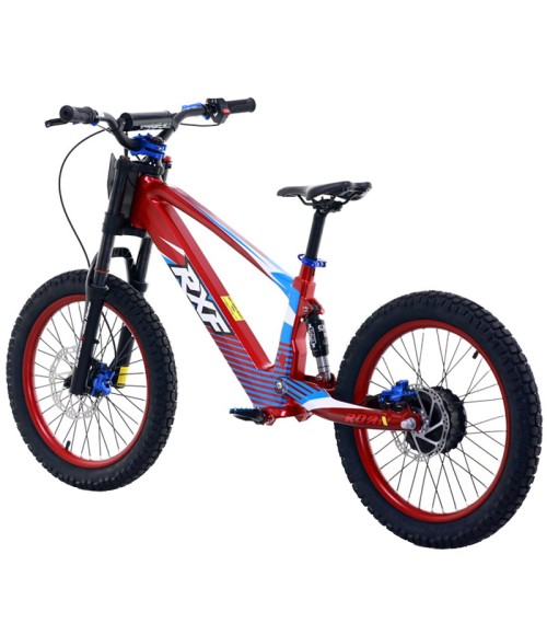 Bici Elettrica Apollo RXF EVO 750W 20" - Colore Rosso - Vista Frontale Destra