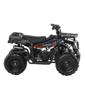 Mini Quad KXD M4 Electric Start Ruota 6" - Colore Arancione - Vista Laterale Destra