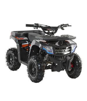 Mini Quad KXD M4 Electric Start Ruota 6" - Colore Arancione - Vista Frontale Destra