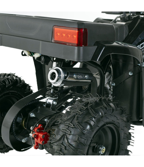 Mini Quad KXD M4 Electric Start Ruota 6" - Colore Arancione - Vista Frontale Sinistra