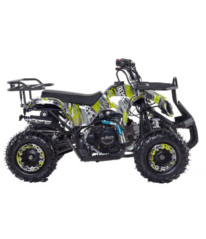 Mini Quad KXD M7B 50cc 4T Electric Start Ruota 6" - Colore Verde - Vista Laterale Destra