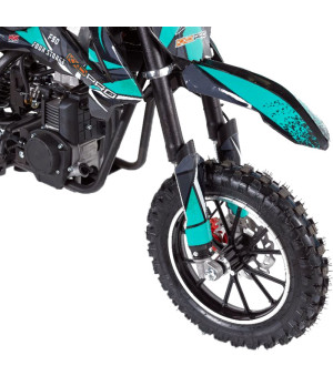 Mini Cross KXD 705B Leopard 50cc R10 - Colore Blu - Dettaglio Frontale
