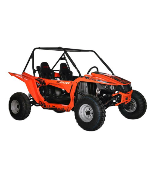 Buggy Kayo S200 Automatico CVT Ruota 10" - Vista Frontale Sinistra