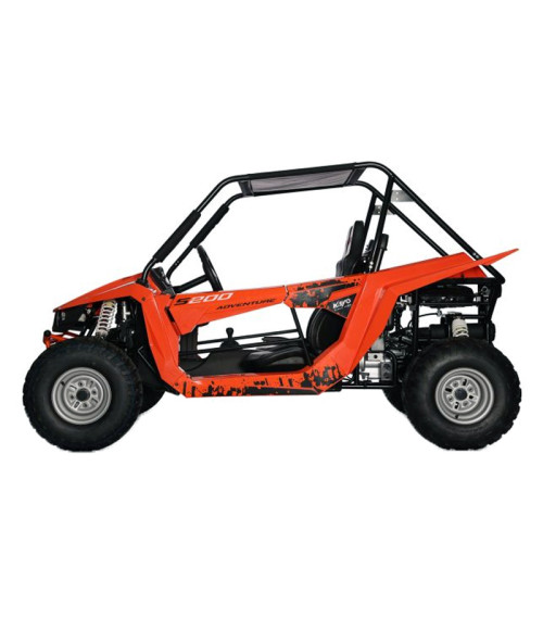 Buggy Kayo S200 Automatico CVT Ruota 10" - Vista Frontale Sinistra