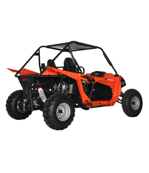 Buggy Kayo S200 Automatico CVT Ruota 10" - Vista Frontale Sinistra