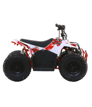 Quad Apollo Commander Elettrico 1000W Ruota 7" - Colore Rosso - Vista Laterale Destra