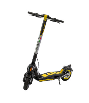 Monopattino Elettrico LEM Mad Air 350W 36V - Colore Giallo - Vista Frontale Sinistra
