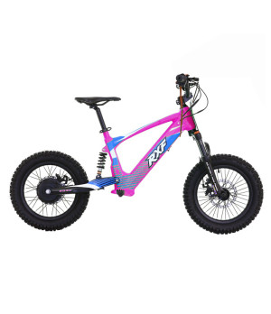 Bici Elettrica RXF EVO 500W 16" - Colore Rosa- Vista Laterale Destra
