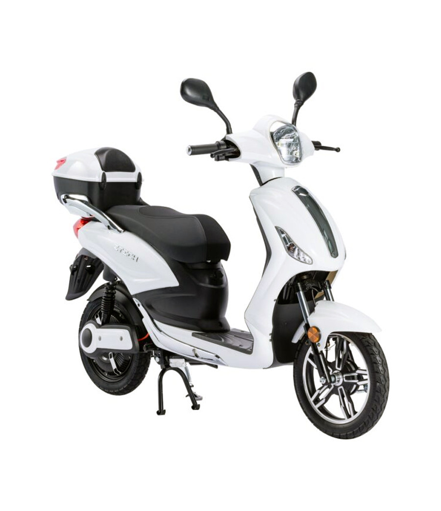 Bici Elettrica Scooter Z-Tech ZT-09 E 48V 12Ah 250W - Colore Bianco - Vista Frontale Destra