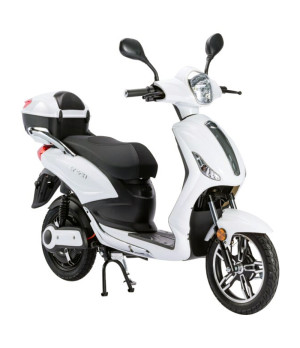 Bici Elettrica Scooter Z-Tech ZT-09 E 48V 12Ah 250W - Colore Bianco - Vista Frontale Destra