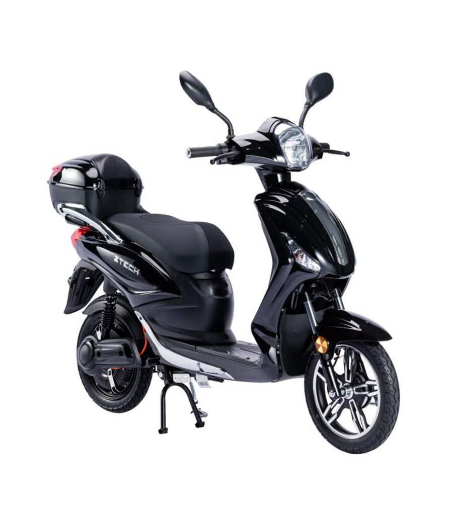 Bici Elettrica Scooter Z-Tech ZT-09 E 48V 12Ah 250W - Colore Nero Lucido - Vista Frontale Destra
