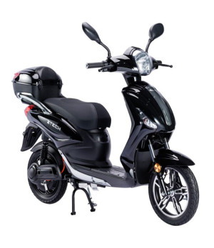 Bici Elettrica Scooter Z-Tech ZT-09 E 48V 12Ah 250W - Colore Nero Lucido - Vista Frontale Destra