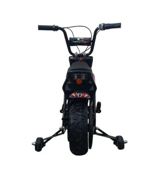 Moto elettrica bambino Spark 250W R7 - Colore Rosso - Vista Frontale Sinistra