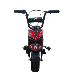 Mini Moto Elettrica Bambino Spark 250W R7 - Colore Rosso - Vista Frontale