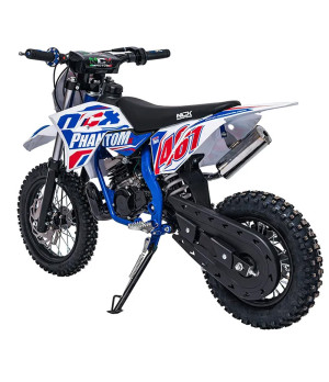 Mini Cross NCX Phantom X 50 R14/12 Nac Nac - Colore Bianco/Rosso - Vista Posteriore Sinistra