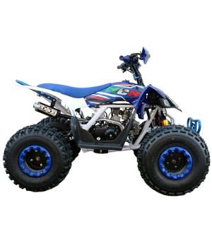 Quad NCX Furious Slim FD 125cc R8 - Colore Bianco/Blu - Vista Laterale Destra