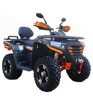 Quad NCX Mammoth 300 R12 Omologato - Colore Nero-Arancio - Vista Frontale Destra