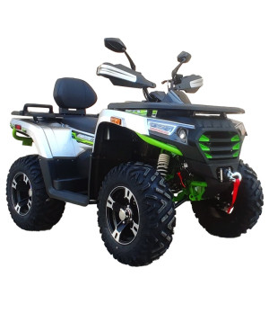 Quad NCX Mammoth 300 R12 Omologato - Colore Bianco-Verde - Vista Frontale Destra