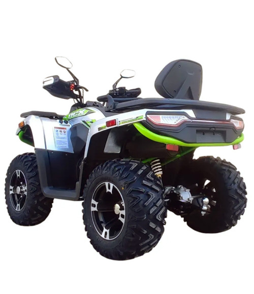 Quad NCX Mammoth 300 R12 Omologato - Colore Bianco/Verde - Vista Frontale Sinistra