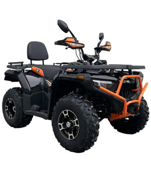 Quad NCX X-ROCK 270 R10 Omologato T3B- Colore Nero/Arancio - Vista Frontale Destra