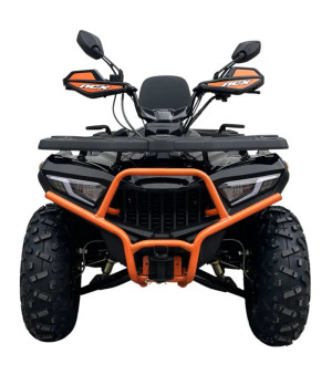 Quad NCX X-ROCK 270 R10 Omologato T3B - Colore Nero/Arancio - Vista Frontale