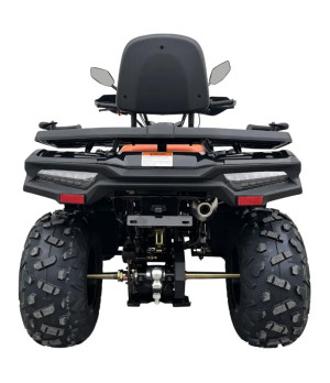 Quad NCX X-ROCK 270 R10 Omologato T3B - Colore Nero/Arancio - Vista Posteriore