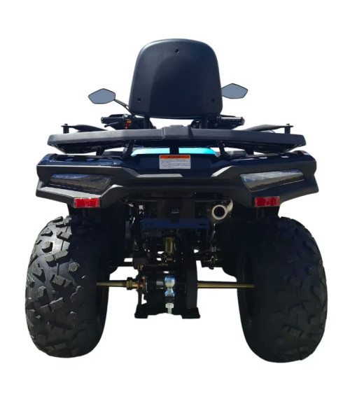 Quad NCX X-ROCK 270 R10 Omologato T3B - Colore Nero/Blu - Vista Frontale Sinistra