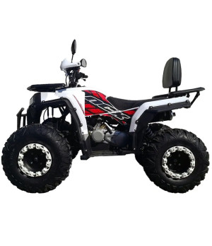 Quad NCX Angry ST 200 R10 - Colore Bianco-Rosso - Vista Laterale Sinistra