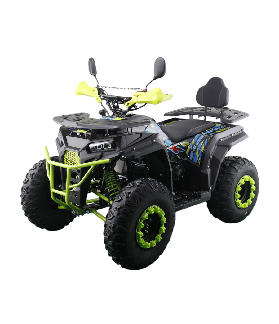 Quad NCX Angry ST 200 R10 - Colore Nero-Giallo - Vista Frontale Sinistra