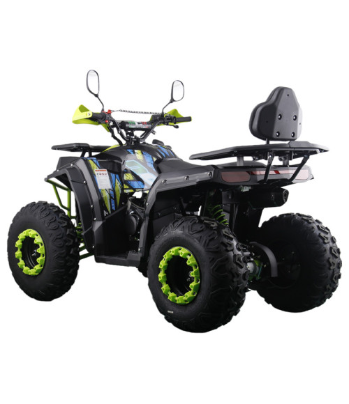 Quad NCX Angry ST 200 R10 - Colore Nero-Giallo - Vista Frontale Sinistra