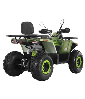 Quad NCX Mega Angry 250 CVT R10 - Colore Nero/Verde - Vista Posteriore Destra