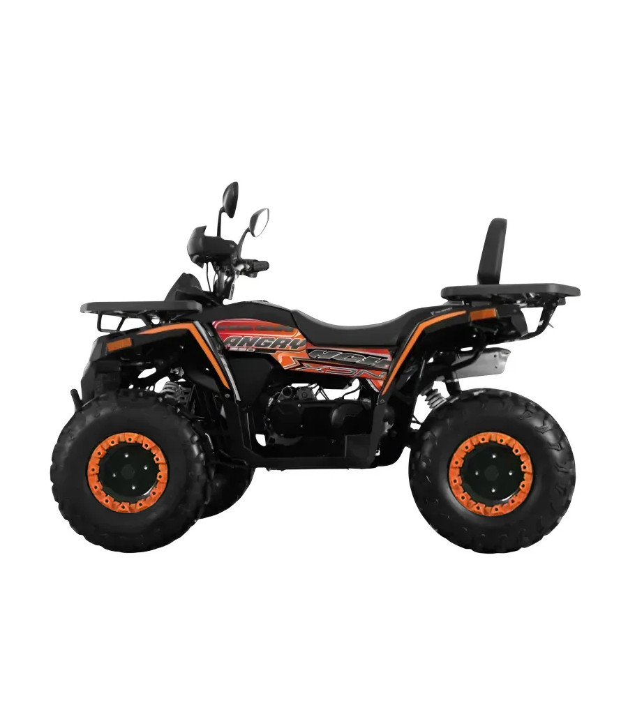 Quad NCX Mega Angry 250 CVT R10 - Colore Nero/Arancio - Vista Laterale Sinistra